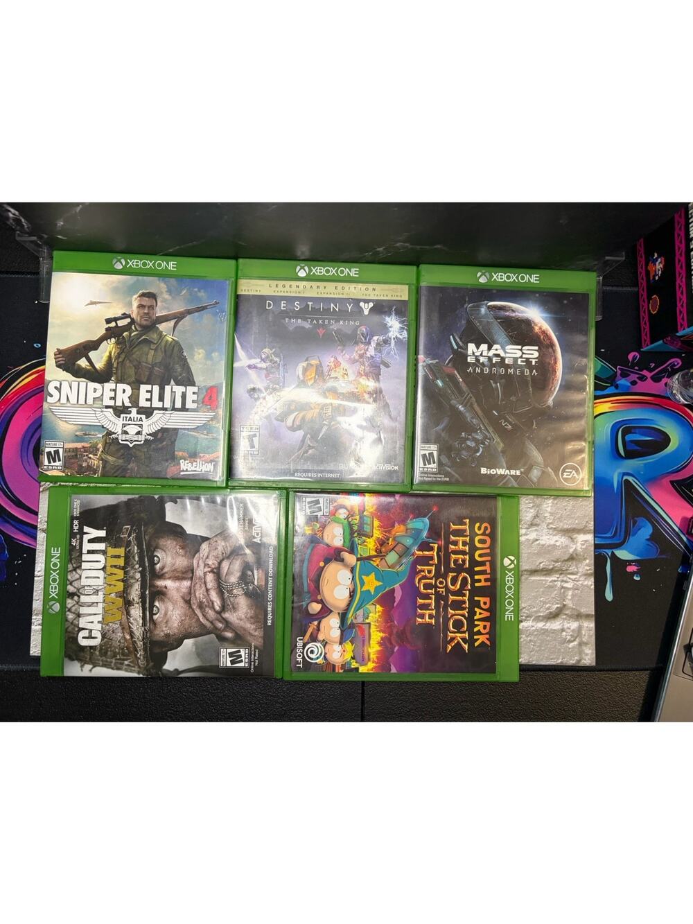 Xbox One Games Lot Of 10 - Some CIB, All Games Have Case, Disks Are All Mint